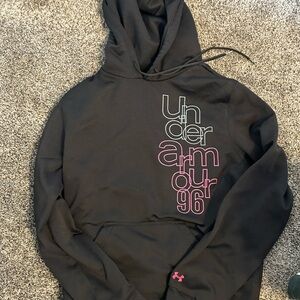 Under Armour Black Hoodie with Graphic Design